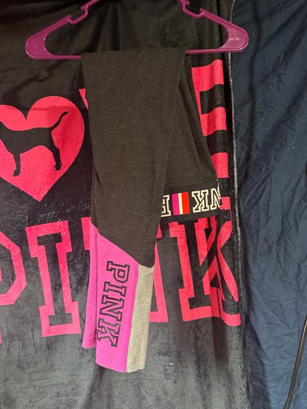 PINK Victoria's Secret Colorblock Leggings Size Small